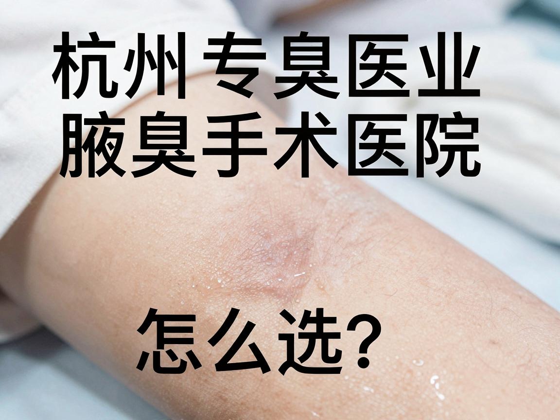 杭州腋臭手术医院怎么选?专业腋臭手术医院的三个关键标准 杭州腋臭手术医院怎么选?专业腋臭手术医院的三个关键标准