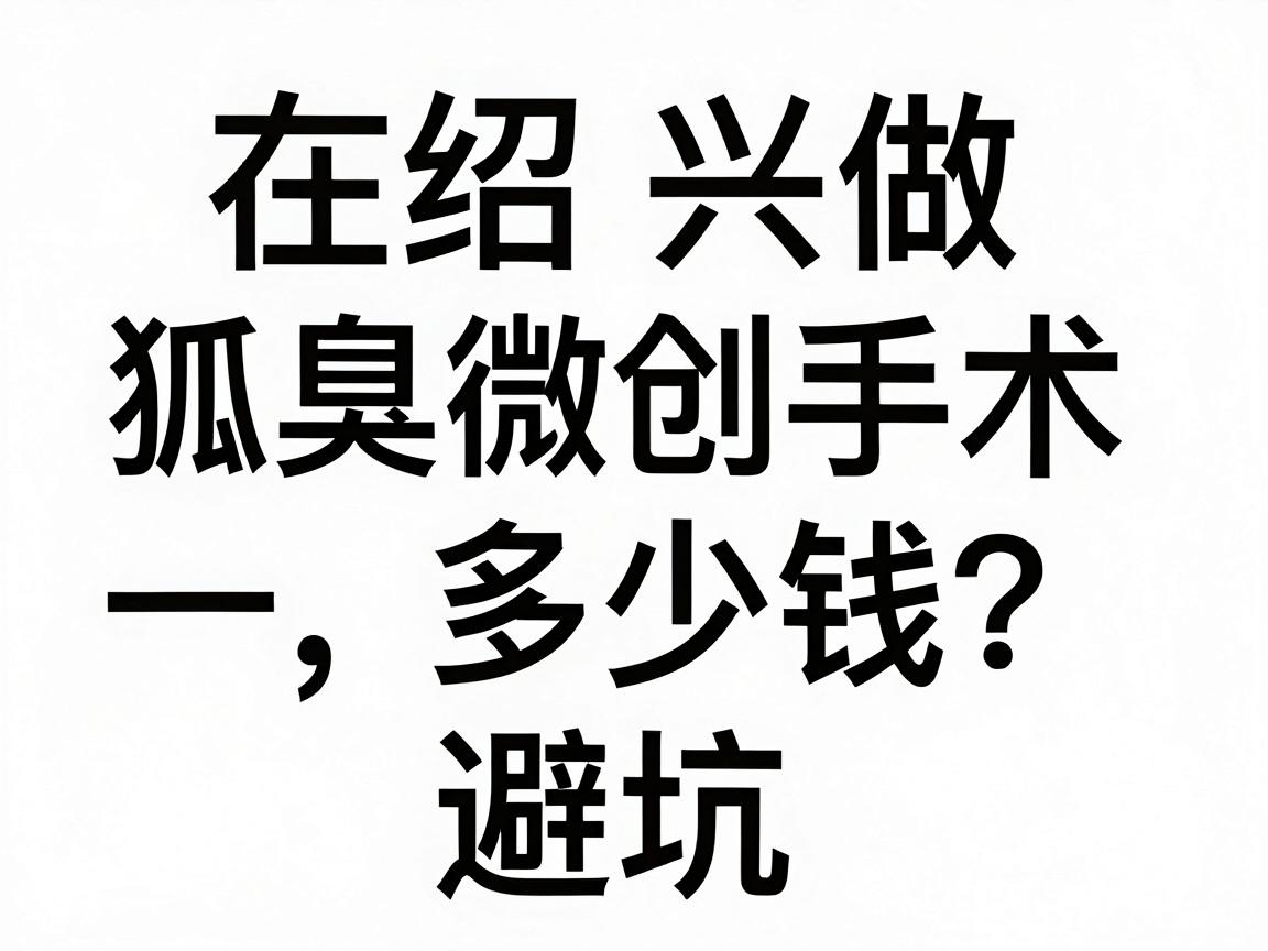 在绍兴做狐臭微创手术多少钱?一文讲清费用构成与避坑指南 在绍兴做狐臭微创手术多少钱?一文讲清费用构成与避坑指南