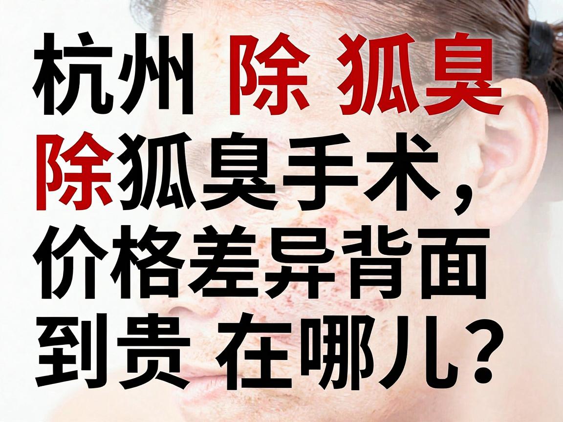 杭州除狐臭价格全解析,除狐臭手术价格差异背后,到底贵在哪儿? 杭州除狐臭价格全解析,除狐臭手术价格差异背后,到底贵在哪儿?