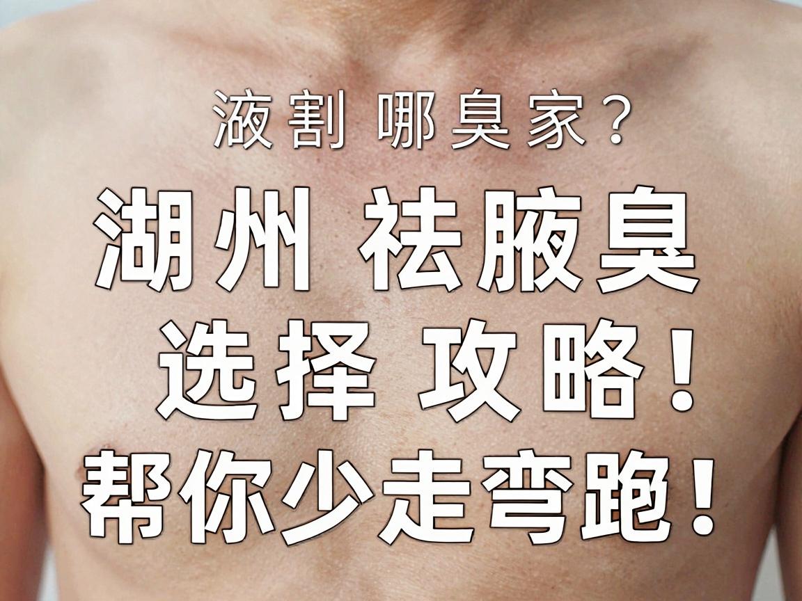 割腋臭湖州哪家医院最好?湖州祛腋臭选择攻略,帮你少走弯路! 割腋臭湖州哪家医院最好?湖州祛腋臭选择攻略,帮你少走弯路!