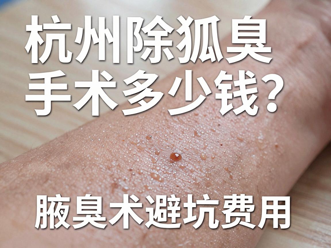杭州除狐臭手术多少钱?一文说清杭州腋臭手术费用与避坑指南 杭州除狐臭手术多少钱?一文说清杭州腋臭手术费用与避坑指南