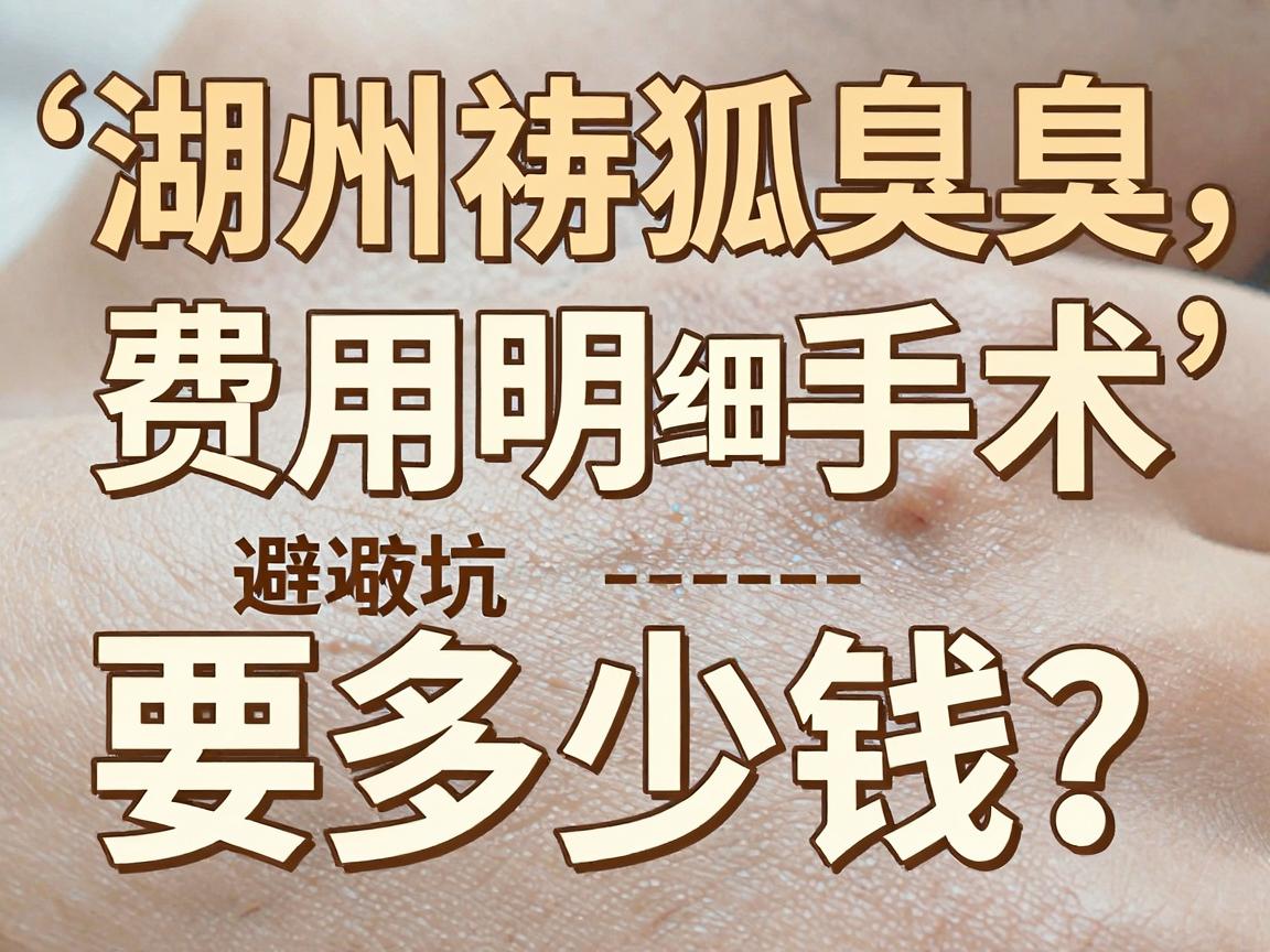 湖州狐臭手术要多少钱?湖州祛狐臭费用明细与避坑指南 湖州狐臭手术要多少钱?湖州祛狐臭费用明细与避坑指南
