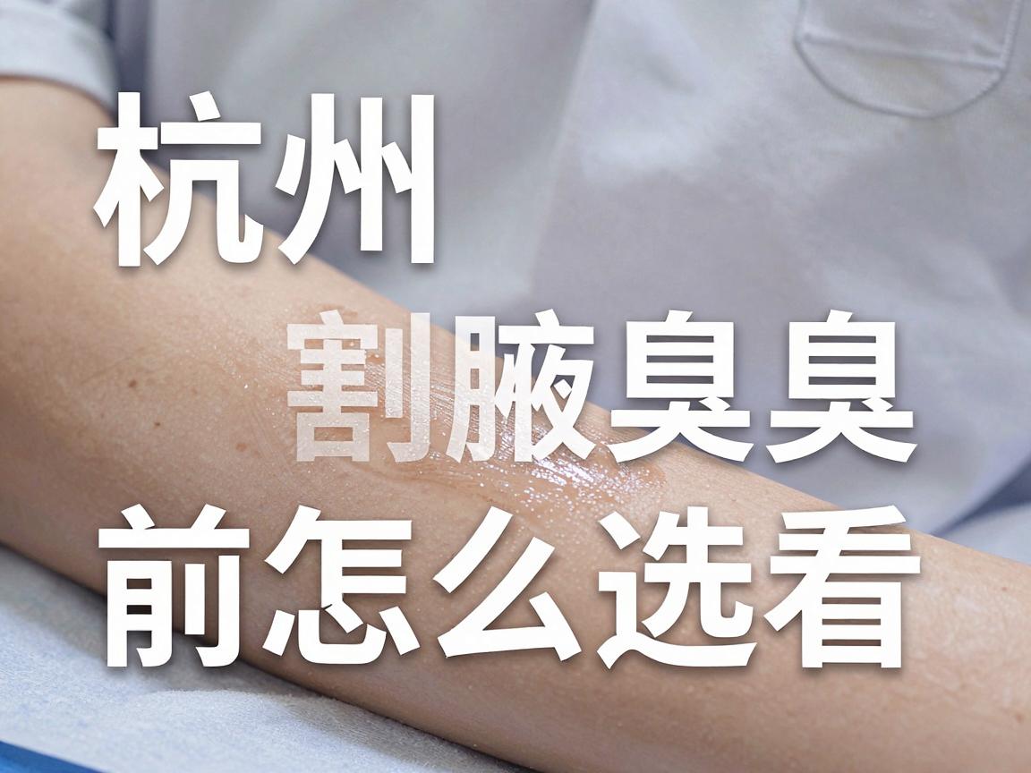 杭州割腋臭医院怎么选?割腋臭前必看的3个关键细节 杭州割腋臭医院怎么选?割腋臭前必看的3个关键细节