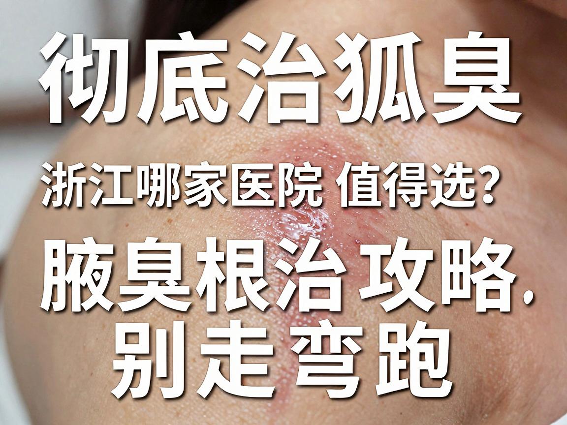 彻底治狐臭，浙江哪家医院值得选？腋臭根治的医院攻略，别走弯路
