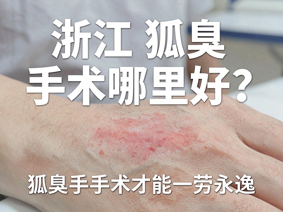 浙江狐臭手术哪里好?选对医院和术式,狐臭手术才能一劳永逸 浙江狐臭手术哪里好?选对医院和术式,狐臭手术才能一劳永逸