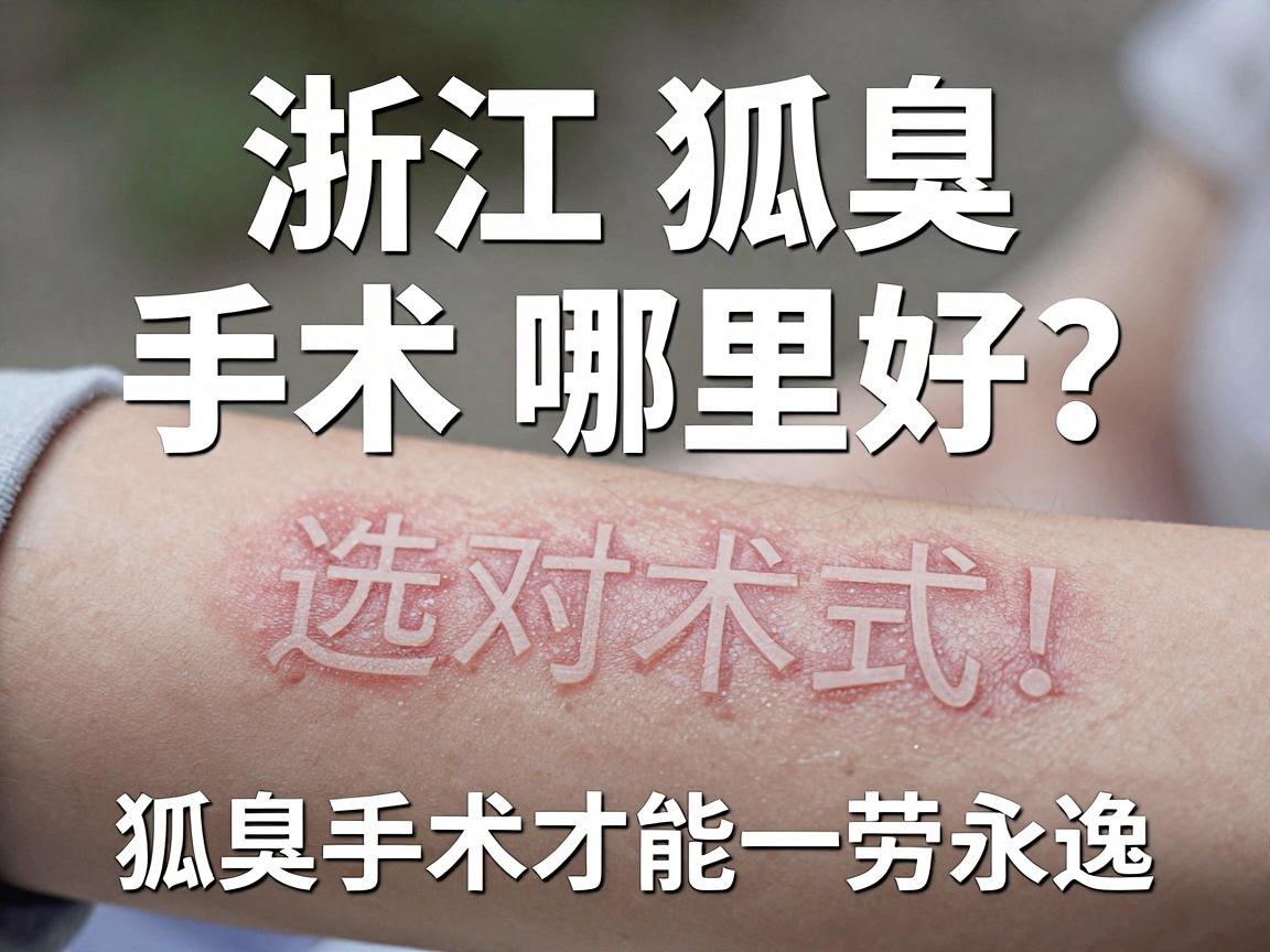 浙江狐臭手术哪里好?选对医院和术式,狐臭手术才能一劳永逸 浙江狐臭手术哪里好?选对医院和术式,狐臭手术才能一劳永逸