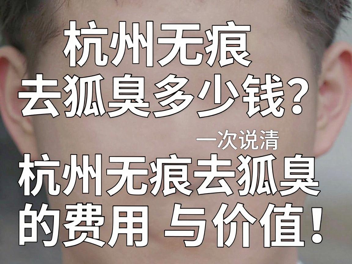 杭州无痕去狐臭多少钱?一次说清杭州无痕去狐臭的费用与价值,别再被低价忽悠了 杭州无痕去狐臭多少钱?一次说清杭州无痕去狐臭的费用与价值,别再被低价忽悠了