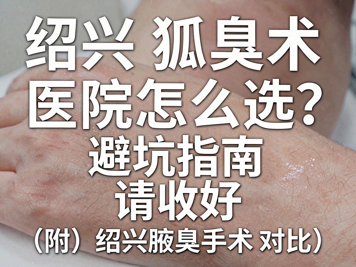 绍兴狐臭手术医院怎么选？这份避坑指南请收好（附绍兴腋臭手术对比）