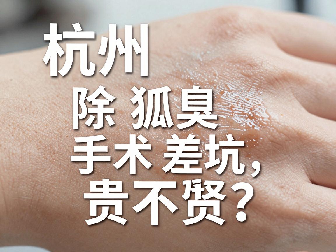 杭州除狐臭手术价格贵不贵?一文看懂杭州除狐臭手术价格差异与避坑指南 杭州除狐臭手术价格贵不贵?一文看懂杭州除狐臭手术价格差异与避坑指南