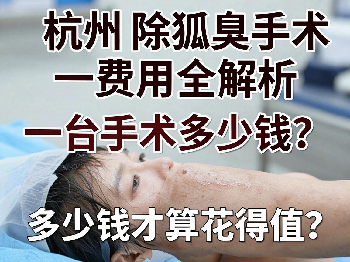 杭州除狐臭手术费用全解析,一台手术多少钱?多少钱才算花得值? 杭州除狐臭手术费用全解析,一台手术多少钱?多少钱才算花得值?