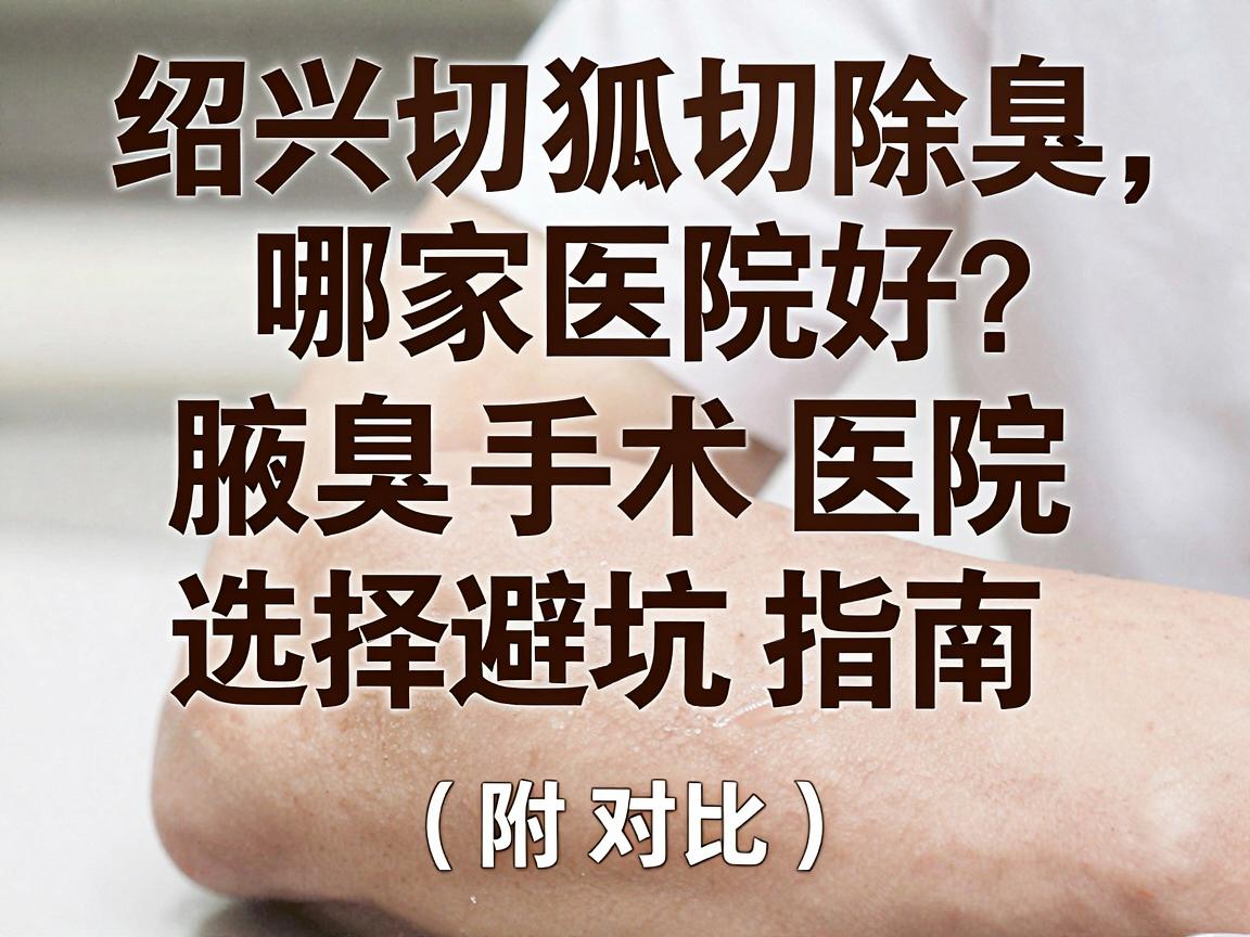 绍兴切除狐臭哪家医院好?腋臭手术医院选择避坑指南(附对比) 绍兴切除狐臭哪家医院好?腋臭手术医院选择避坑指南(附对比)