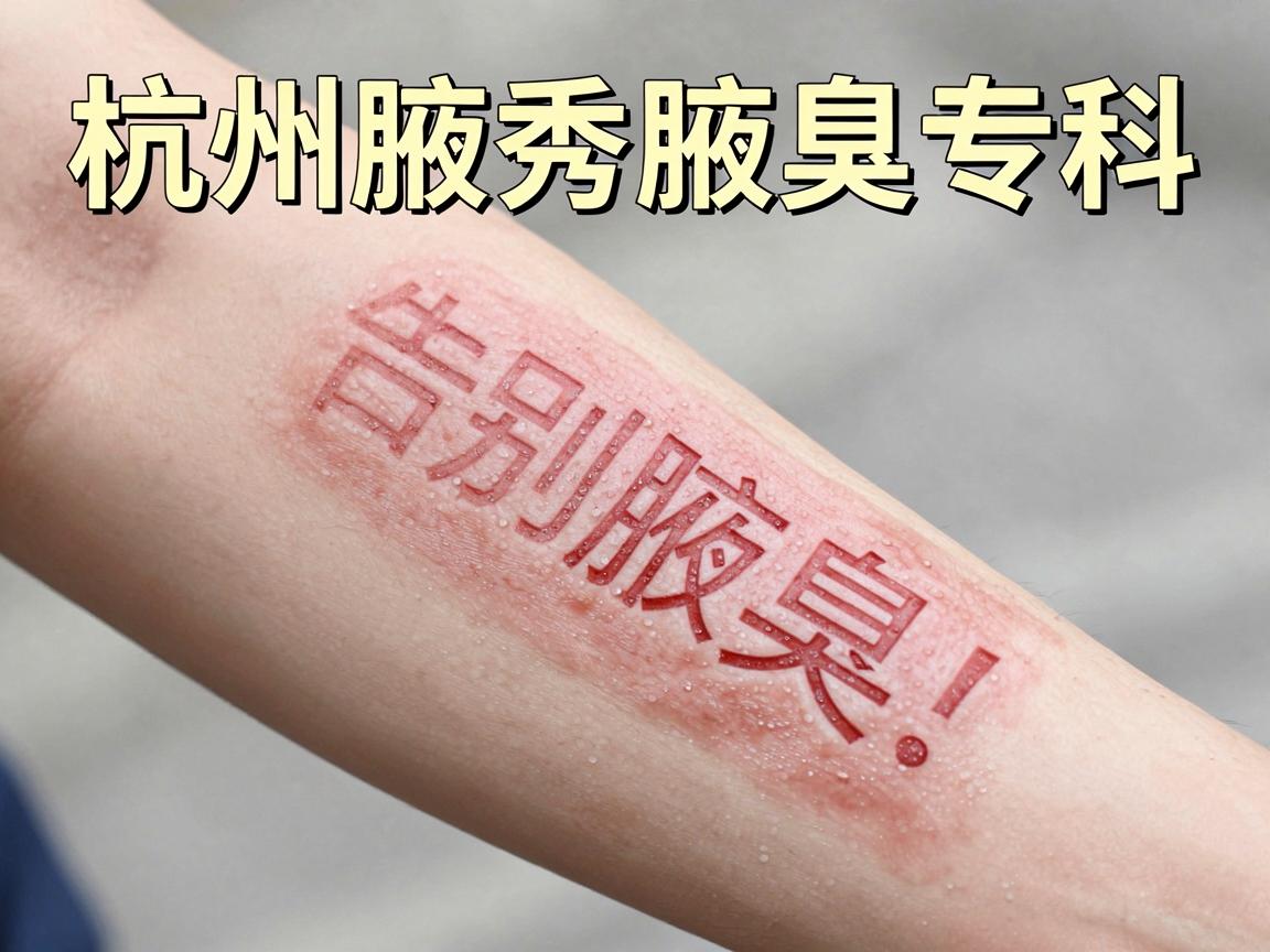 杭州腋秀腋臭专科，告别腋臭，这些祛腋臭方法你真的选对了吗？