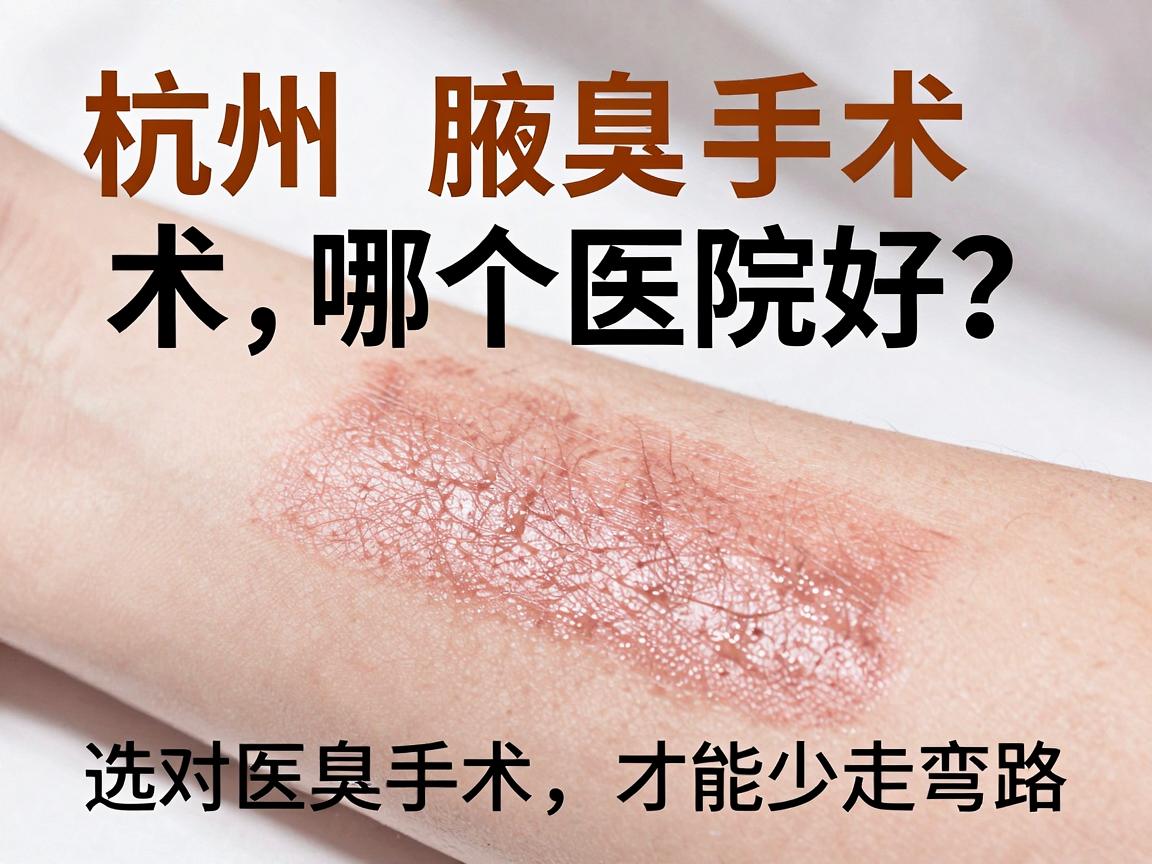 杭州腋臭手术哪个医院好?选对医院,腋臭手术才能少走弯路 杭州腋臭手术哪个医院好?选对医院,腋臭手术才能少走弯路