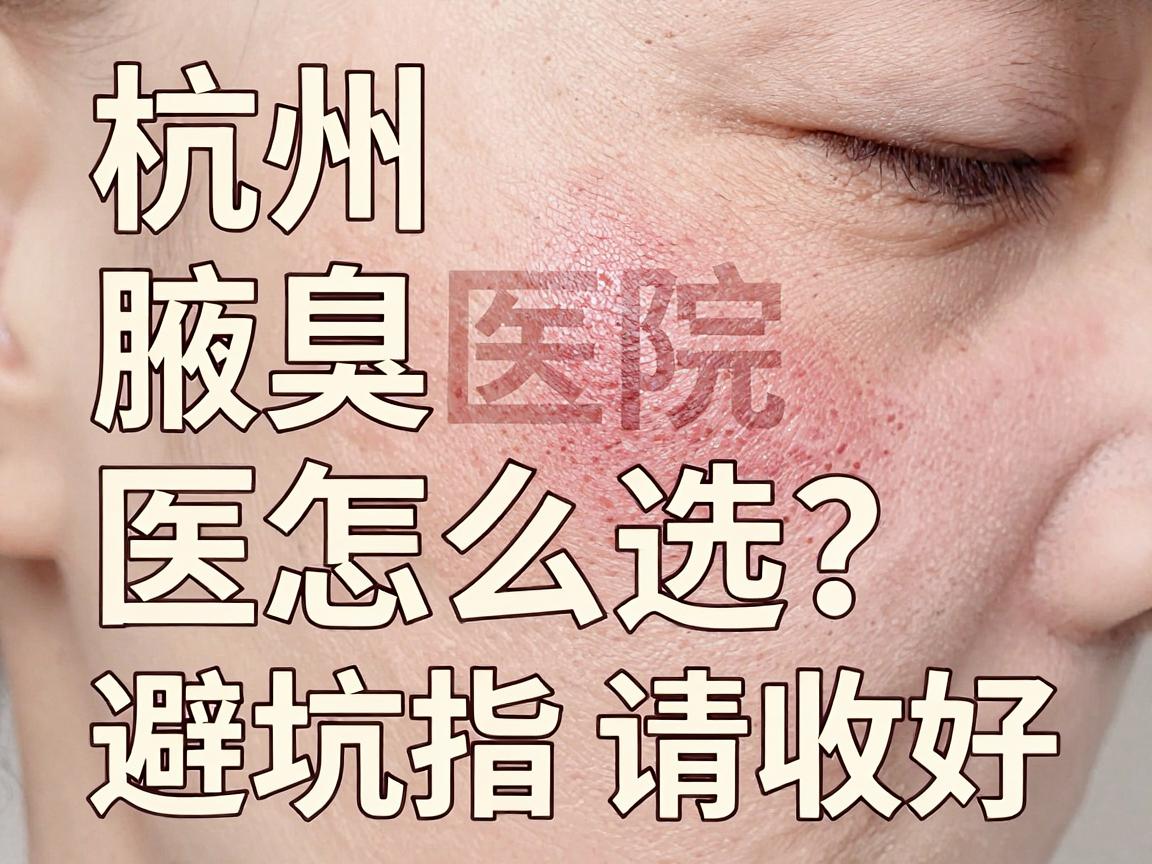 杭州腋臭医院怎么选?别只看排名,这份杭州腋臭医院避坑指南请收好 杭州腋臭医院怎么选?别只看排名,这份杭州腋臭医院避坑指南请收好
