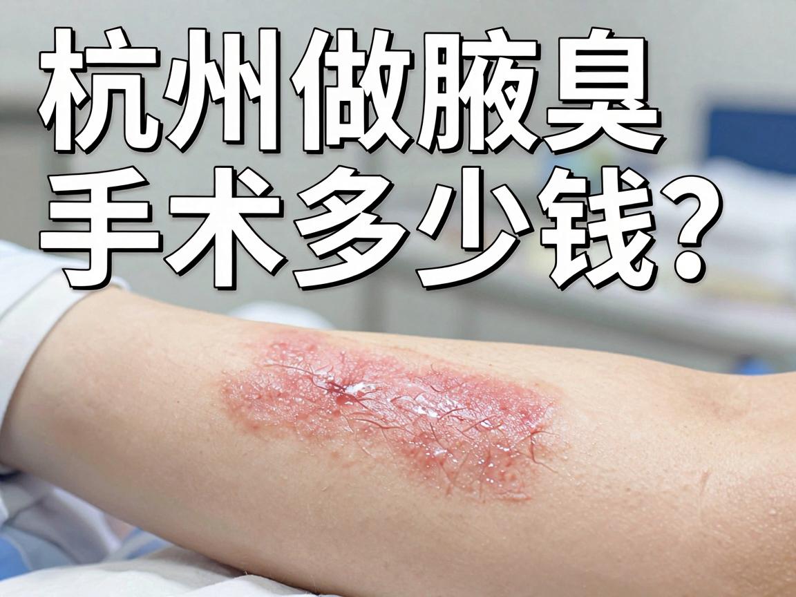 杭州做腋臭手术多少钱？别只看价格，这份杭州腋臭手术费用清单和避坑指南请收好