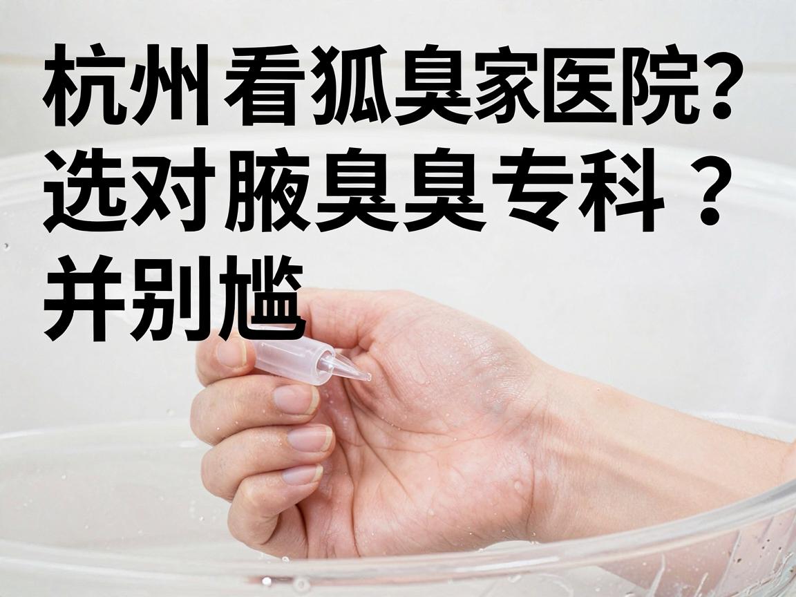 杭州看狐臭哪家医院好?选对腋臭专科,告别狐臭尴尬并不难 杭州看狐臭哪家医院好?选对腋臭专科,告别狐臭尴尬并不难