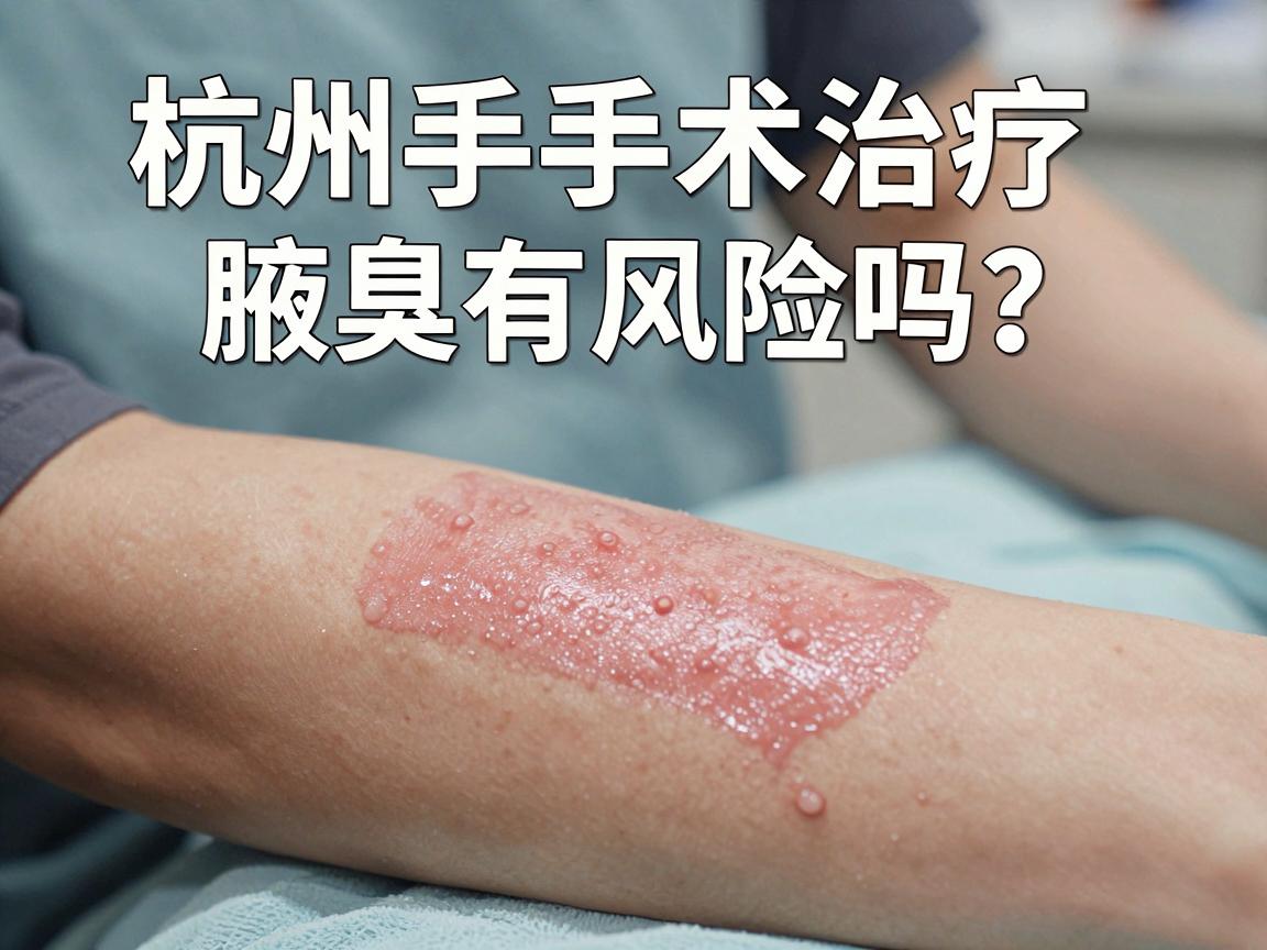 杭州手术治疗腋臭有风险吗?一文讲透杭州腋臭手术的真实风险与防范 杭州手术治疗腋臭有风险吗?一文讲透杭州腋臭手术的真实风险与防范
