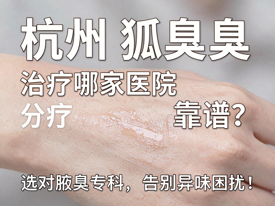 杭州狐臭治疗哪家医院靠谱?选对腋臭专科,告别异味困扰! 杭州狐臭治疗哪家医院靠谱?选对腋臭专科,告别异味困扰!