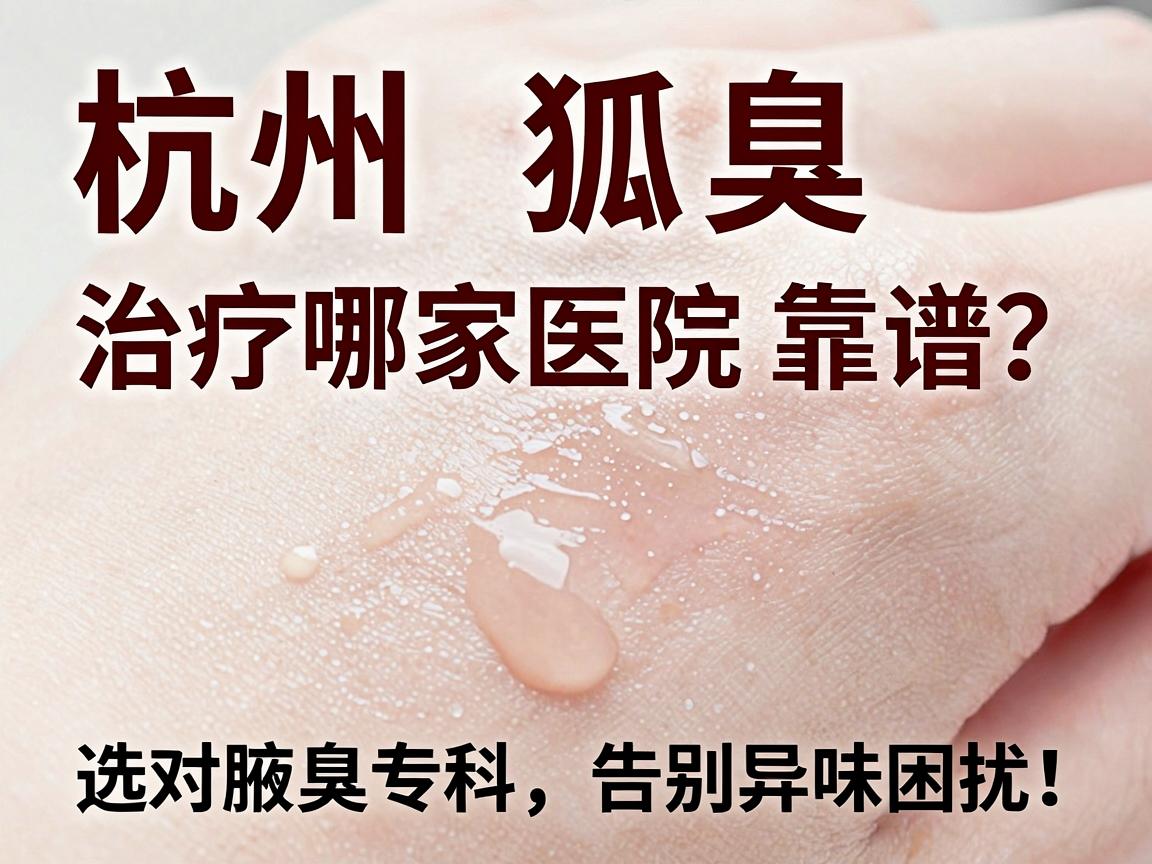 杭州狐臭治疗哪家医院靠谱?选对腋臭专科,告别异味困扰! 杭州狐臭治疗哪家医院靠谱?选对腋臭专科,告别异味困扰!