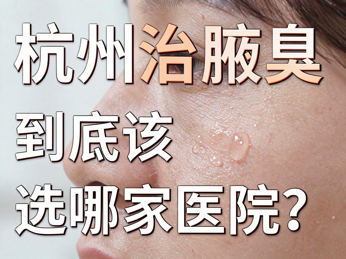 杭州治腋臭，到底该选哪家医院？这份杭州治腋臭医院清单请收好