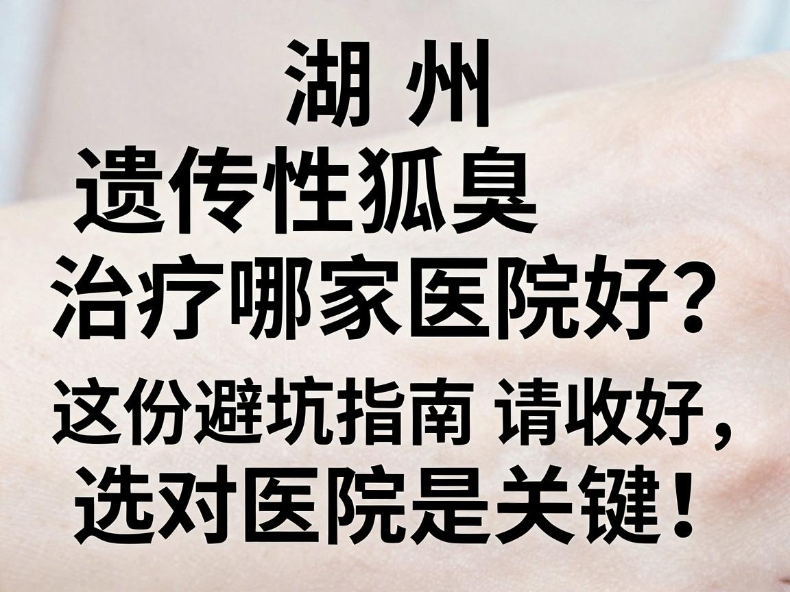 湖州遗传性狐臭治疗哪家医院好?这份避坑指南请收好,选对医院是关键! 湖州遗传性狐臭治疗哪家医院好?这份避坑指南请收好,选对医院是关键!